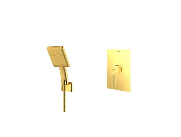 شیر حمام توکار شودر مدل رومر تیپ 2 BRASS